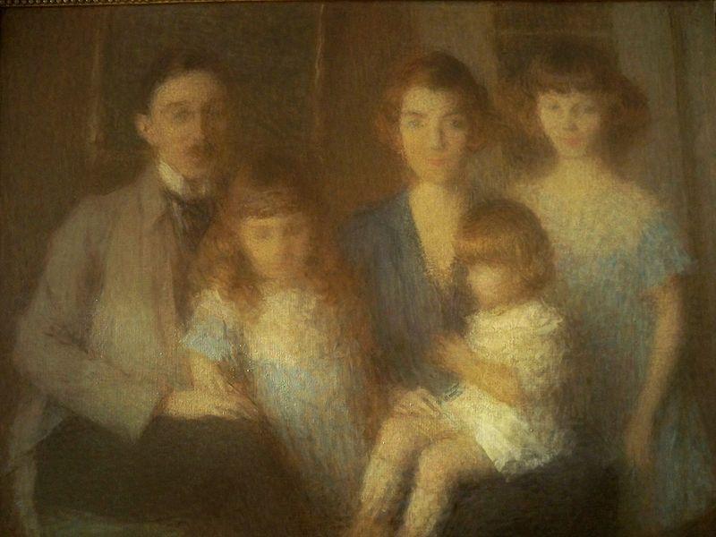 Ernest Laurent Famile de Jacques Sainsere oil painting picture